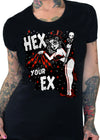 hex your ex voodoo spell gothic tee by pinky star