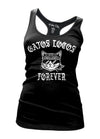 gatos locos forever racerback cat tank top by pinky star