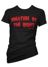 creature of the night horror gothic tee by pinky star