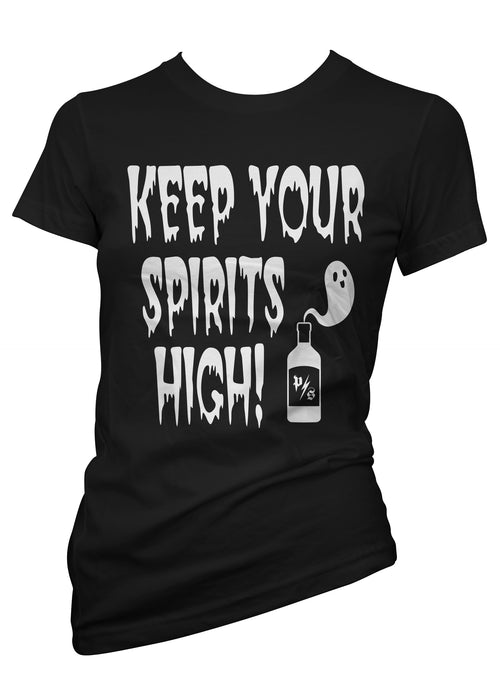 keep your spirits high ghost booze tee by pinky star