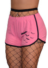 Bat Gang Pink Shorts