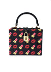 Lipstick Kisses Box Purse