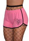 Heart Web Pink Shorts