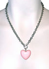 Mini Chained Heart Necklace