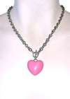 Mini Chained Heart Necklace