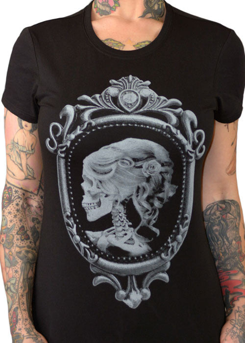 lolita cameo skull tee - pinky star