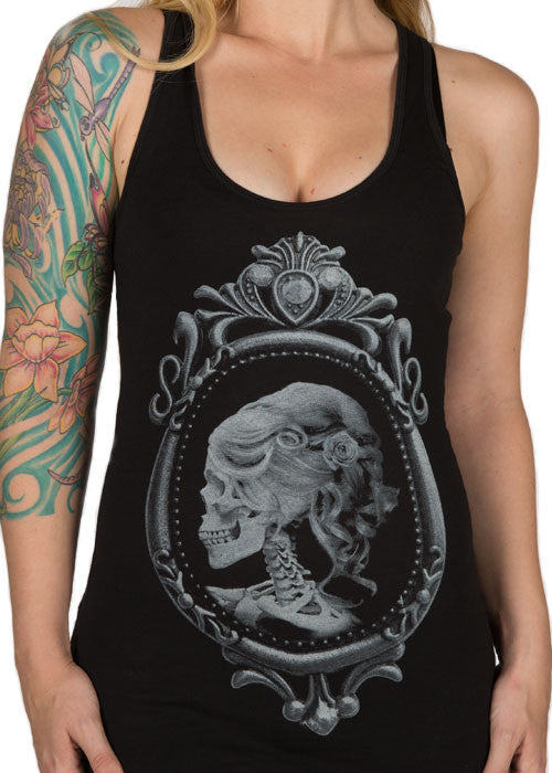 lolita cameo skull tank - pinky star