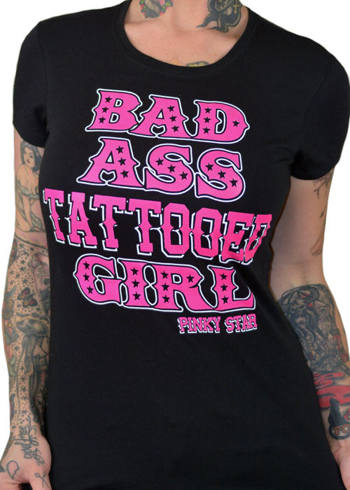 Badass Tattooed Girl Tee