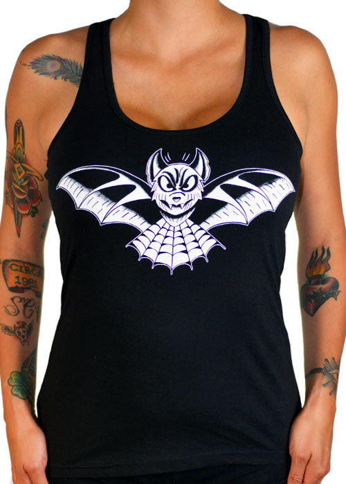gothic bat tank - pinky star