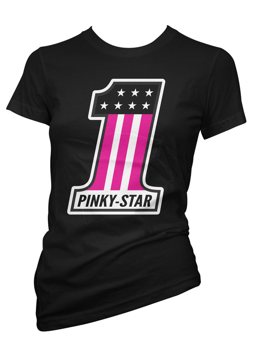 pinky star number 1 tee