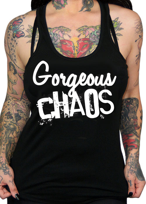 gorgeous chaos tank - pinky star