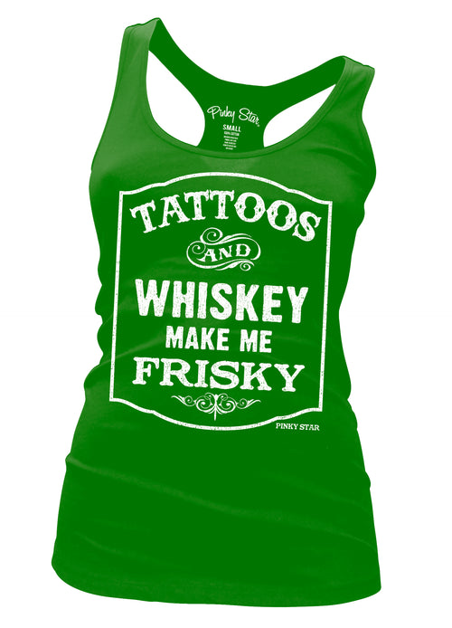 tattoos and whiskey make me frisky - pinky star