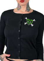 poison heart cardigan