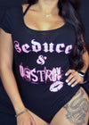 seduce and destroy logo - pinky star