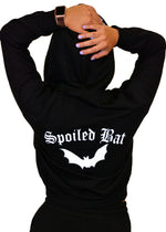 Bat Gang Cropped Zipup Hoodie